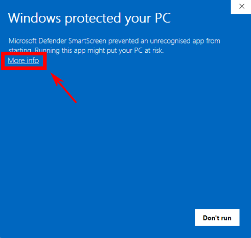 Windows Defender Screen 1